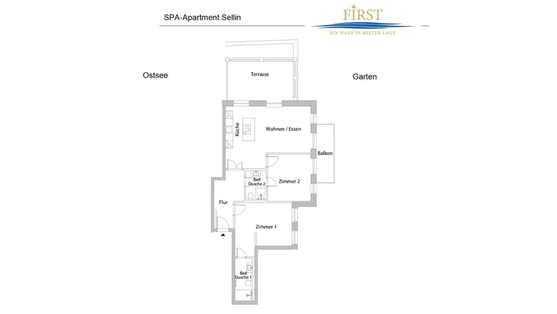 Spa Apartment First Sellin Exterior foto